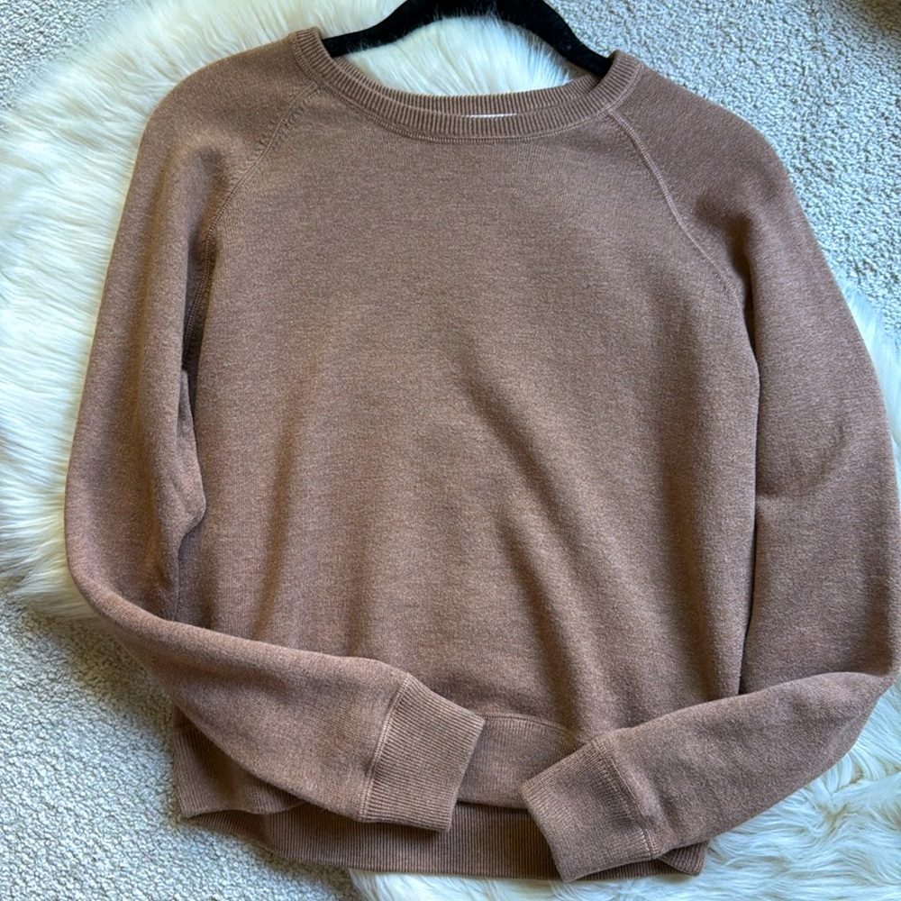 Naked Cashmere Cotton Sweater Camel Size XS